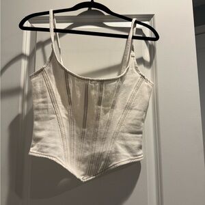 Lioness White Crop Top